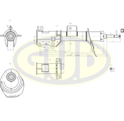  GSA335931 G.U.D.Амортизатор