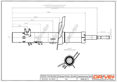  DP1610100044 Dr!ve+ Амортизатор