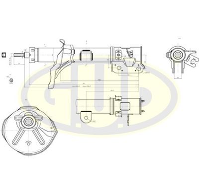 GSA339746 G.U.D.Амортизатор