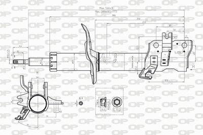  SAB824631 OPEN PARTS Амортизатор