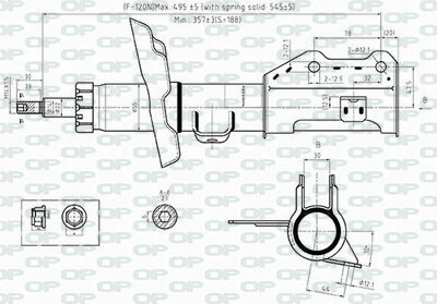  SAB851831 OPEN PARTS Амортизатор