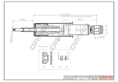  DP1610100164 Dr!ve+ Амортизатор