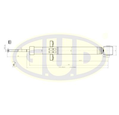  GSA343274 G.U.D.Амортизатор