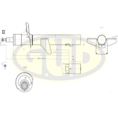  GSA339759 G.U.D.Амортизатор