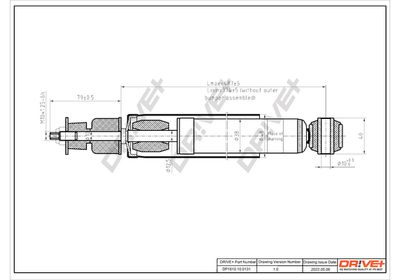  DP1610100131 Dr!ve+ Амортизатор