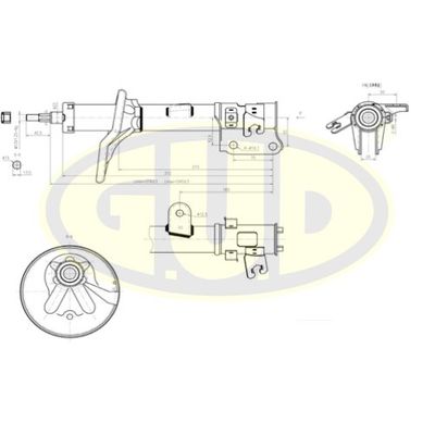  GSA339742 G.U.D.Амортизатор