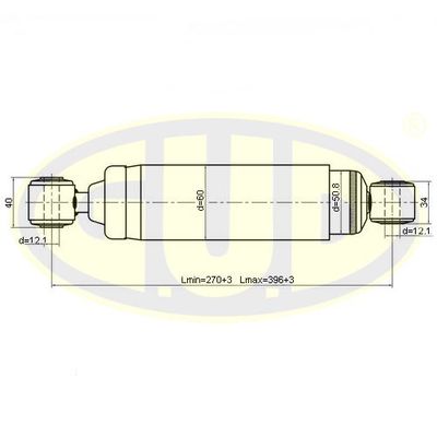  GSA551811 G.U.D.Амортизатор