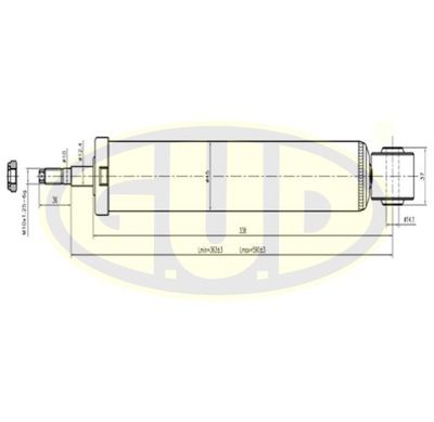  GSA344459 G.U.D.Амортизатор