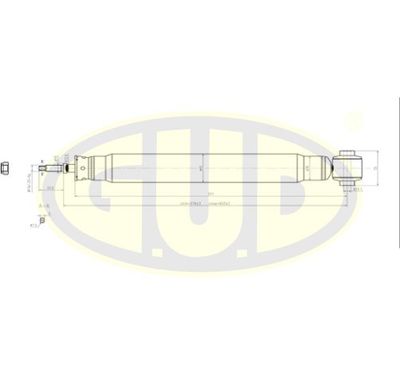  GSA344407 G.U.D.Амортизатор