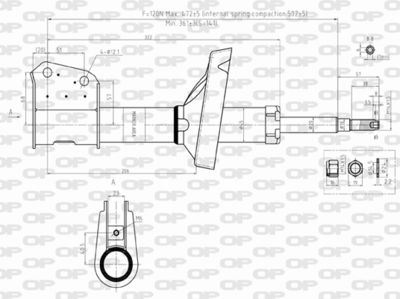  SAB831531 OPEN PARTS Амортизатор