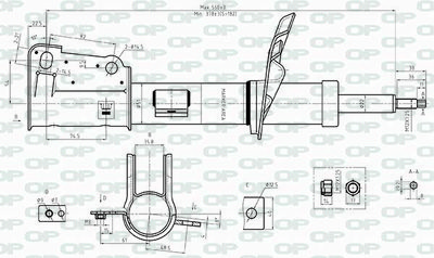  SAB842631 OPEN PARTS Амортизатор