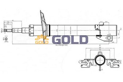  G00552 JAPANPARTS Амортизатор