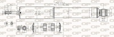  SAB828231 OPEN PARTS Амортизатор