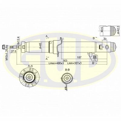  GSA341450 G.U.D.Амортизатор