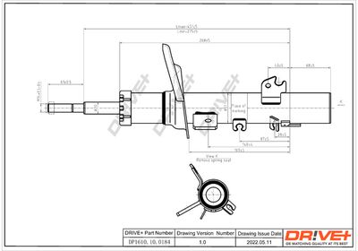  DP1610100184 Dr!ve+ Амортизатор