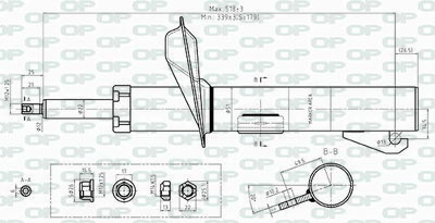  SAB840231 OPEN PARTS Амортизатор