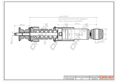  DP1610100028 Dr!ve+ Амортизатор
