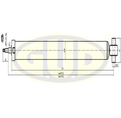  GSA343412 G.U.D.Амортизатор