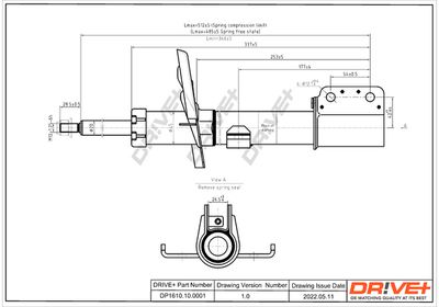  DP1610100001 Dr!ve+ Амортизатор