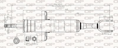  SAB825831 OPEN PARTS Амортизатор