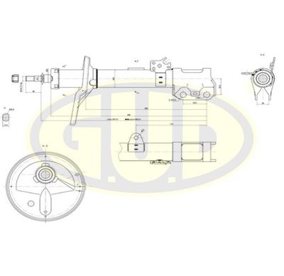  GSA335040 G.U.D.Амортизатор