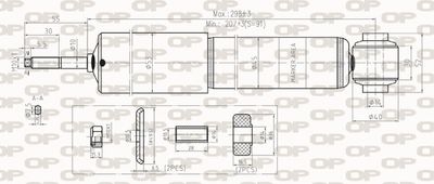  SAB827331 OPEN PARTS Амортизатор