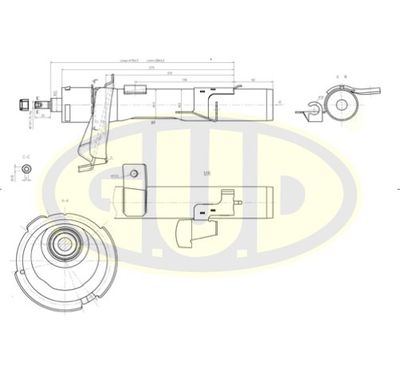  GSA334840 G.U.D.Амортизатор