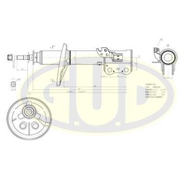  GSA333197 G.U.D.Амортизатор