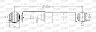  SAB800632 OPEN PARTS Амортизатор