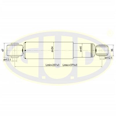  GSA554385 G.U.D.Амортизатор