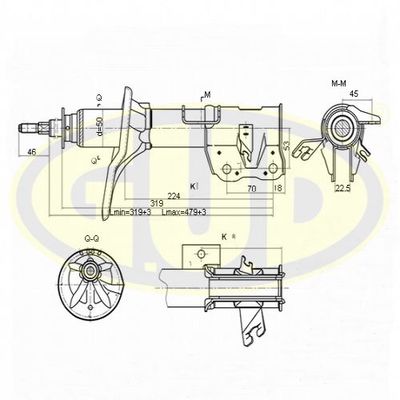  GSA334155 G.U.D.Амортизатор