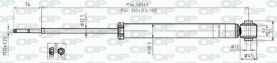  SAB852832 OPEN PARTS Амортизатор