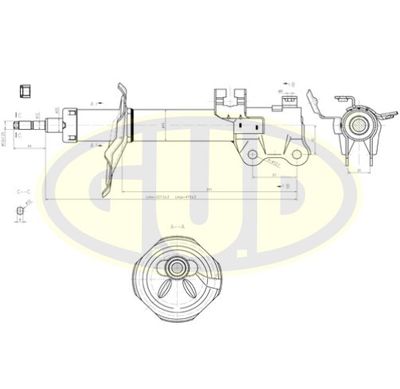  GSA333308 G.U.D.Амортизатор