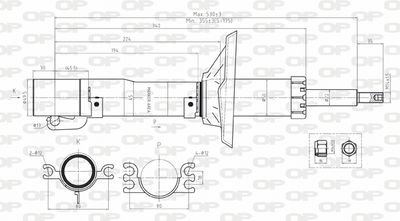  SAB811811 OPEN PARTS Амортизатор