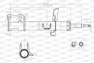  SAB812331 OPEN PARTS Амортизатор