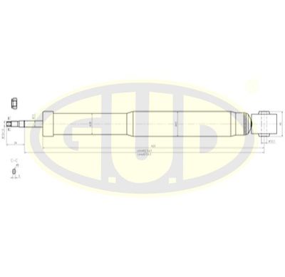  GSA343298 G.U.D.Амортизатор