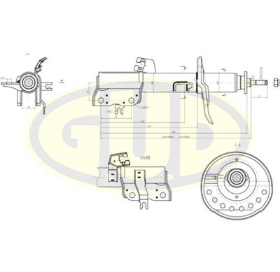  GSA339196 G.U.D.Амортизатор