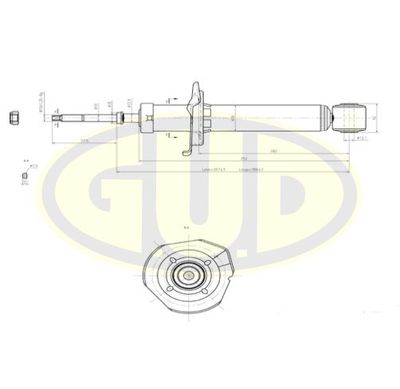  GSA341282 G.U.D.Амортизатор