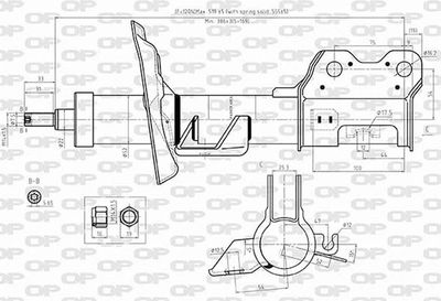  SAB858631 OPEN PARTS Амортизатор