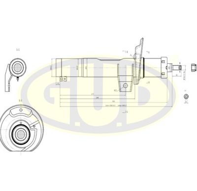  GSA335808 G.U.D.Амортизатор