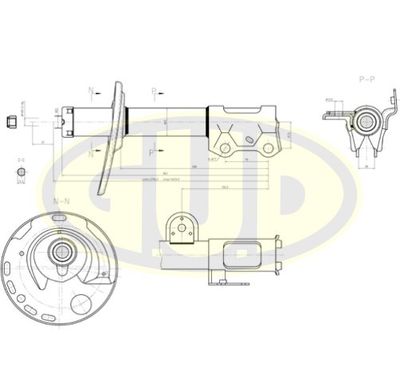  GSA339032 G.U.D.Амортизатор