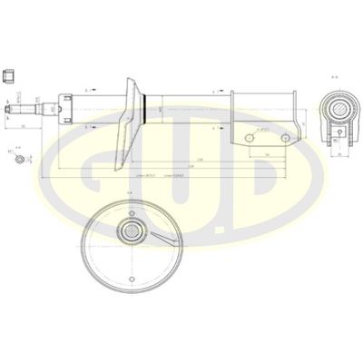  GSA338713 G.U.D.Амортизатор