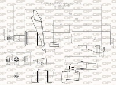  SAB848931 OPEN PARTS Амортизатор