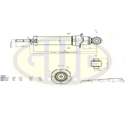  GSA341815 G.U.D.Амортизатор