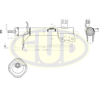  GSA334363 G.U.D.Амортизатор