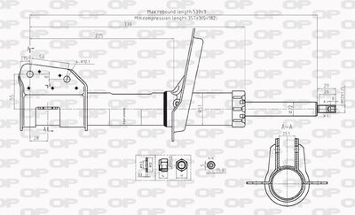  SAB821631 OPEN PARTS Амортизатор