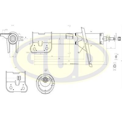  GSA334506 G.U.D.Амортизатор