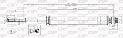  SAB820332 OPEN PARTS Амортизатор