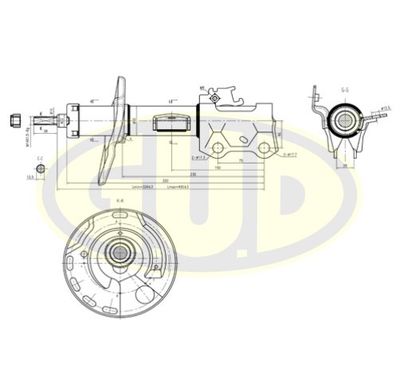  GSA339700 G.U.D.Амортизатор