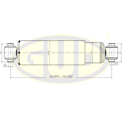  GSA344080 G.U.D.Амортизатор